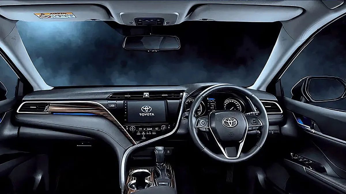 Dashboard Camry Rental Mobil Bandung