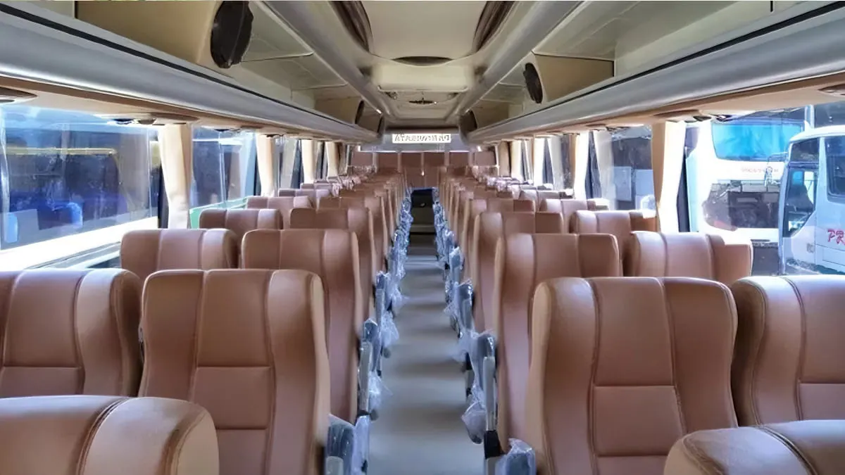 Interior Big Bus Rental Mobil Bandung Interior Big Bus Rental Mobil Bandung