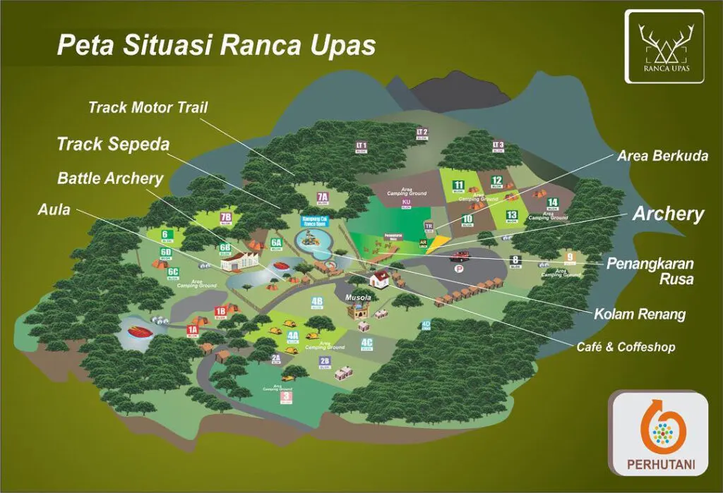 Denah Ranca Upas Rental Mobil Bandung