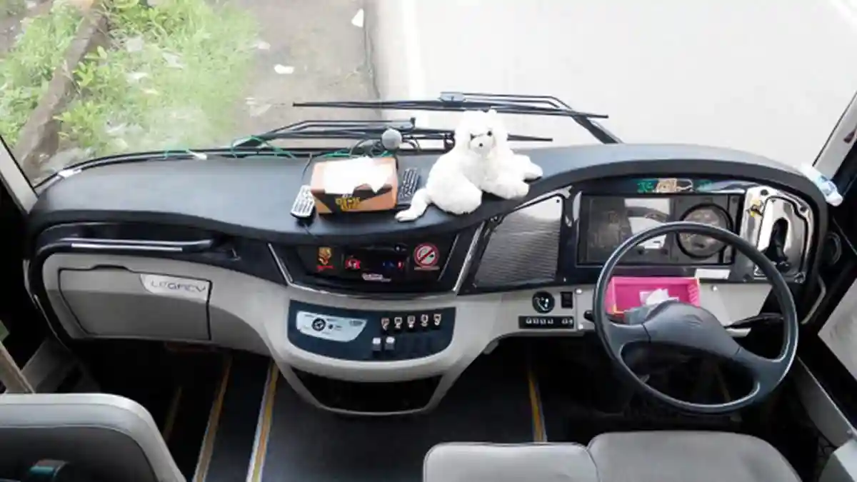 Dashboard Big Bus Rental Mobil Tangerang