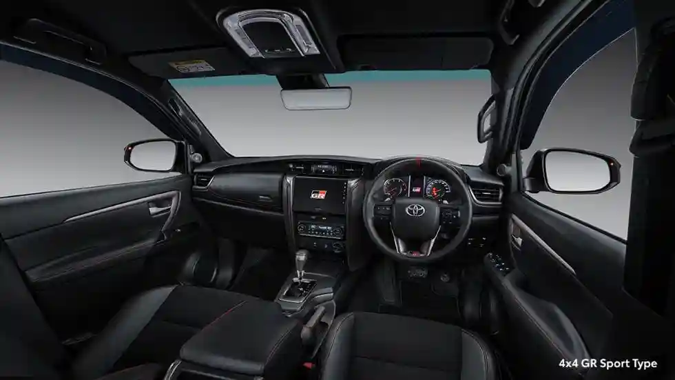 Dashboard Fortuner GR Rental Mobil Tangerang