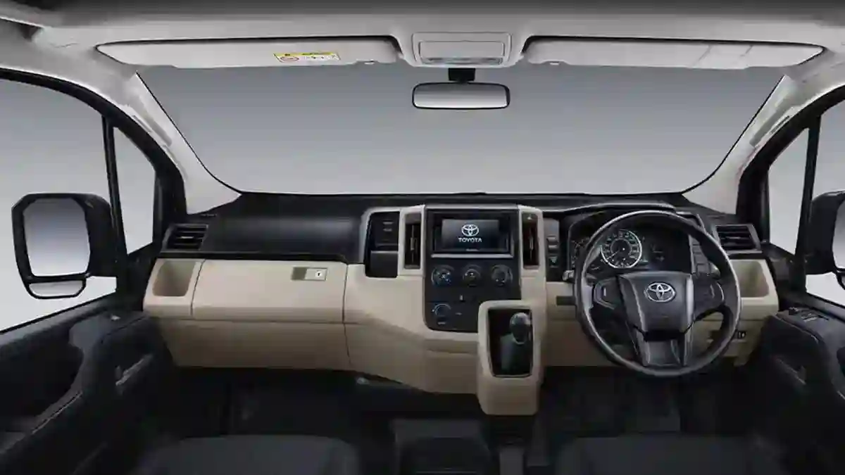Dashboard Hiace Premio Rental Mobil Surabaya