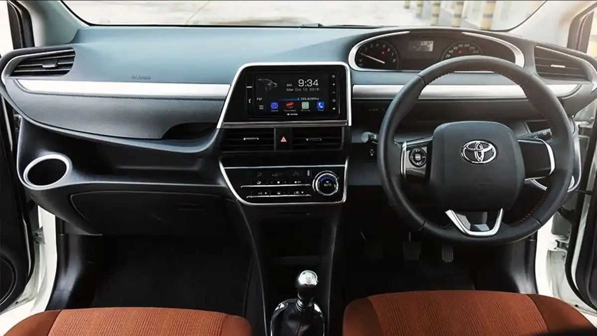 Dashboard Sienta Rental Mobil Tangerang