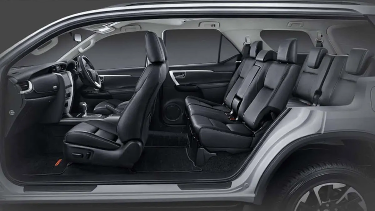 Interior Fortuner VRZ Rental Mobil Tangerang