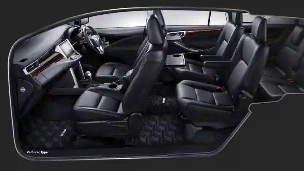 Interior Innova Venturer Rental Mobil Surabaya