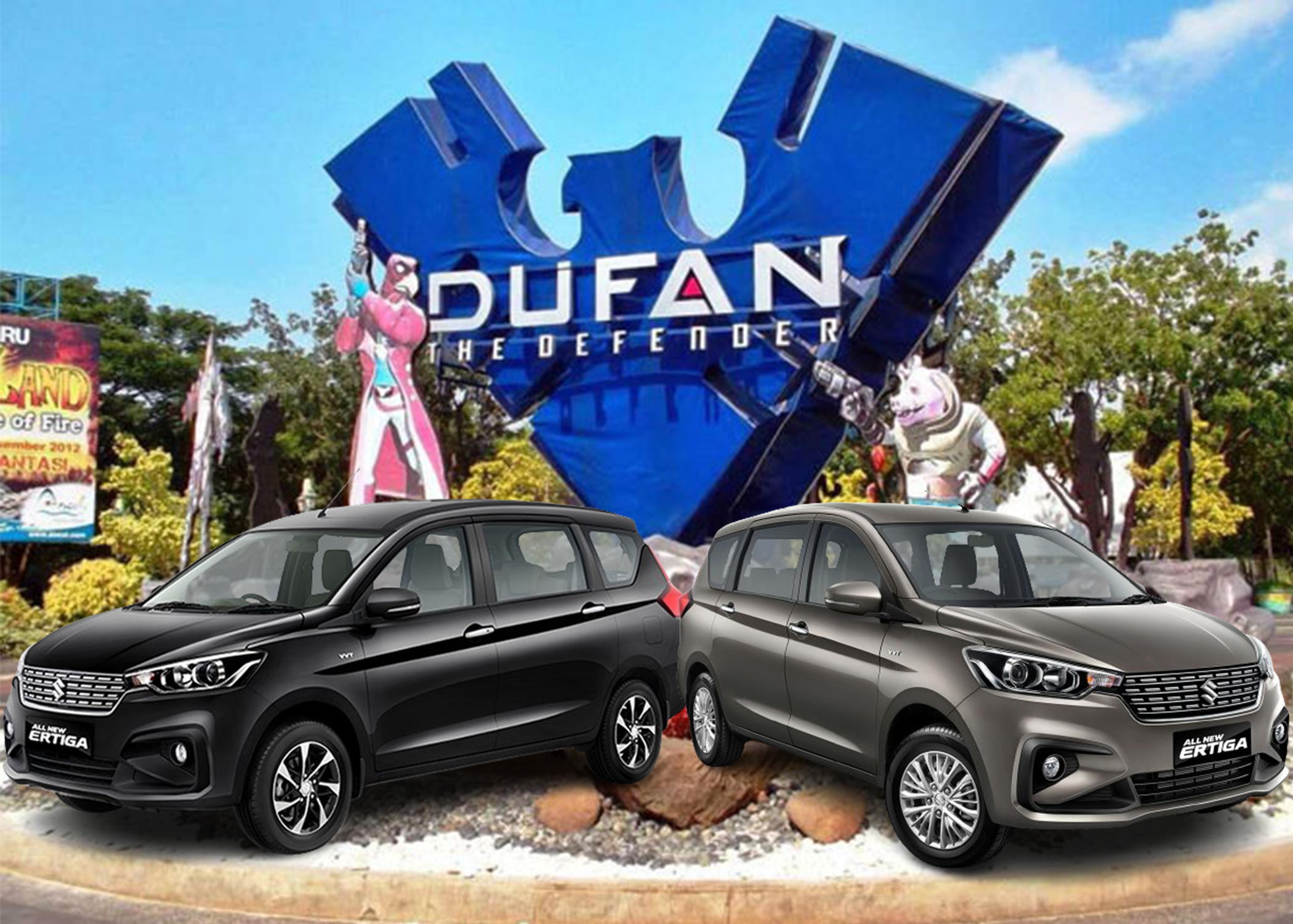 Rental Mobil Ertiga ke Dunia Fantasi