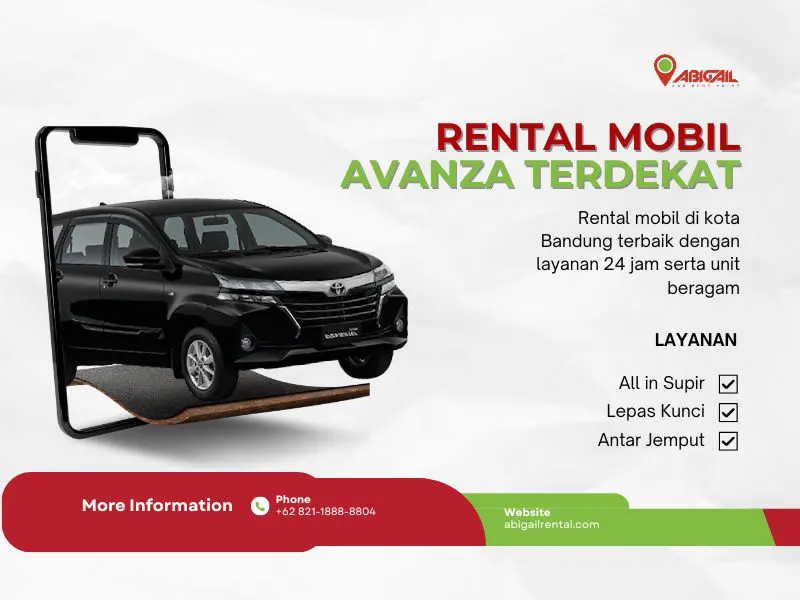 Sewa Mobil Avanza Terdekat Bandung