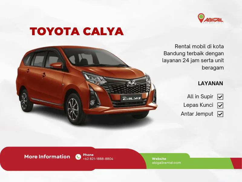 Sewa Mobil Calya Bandung