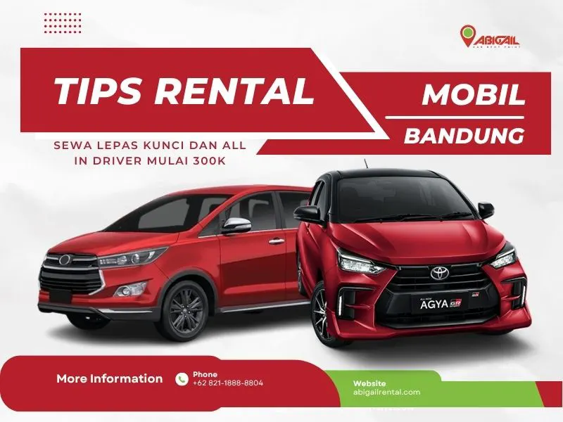Tips Sewa Mobil di Bandung