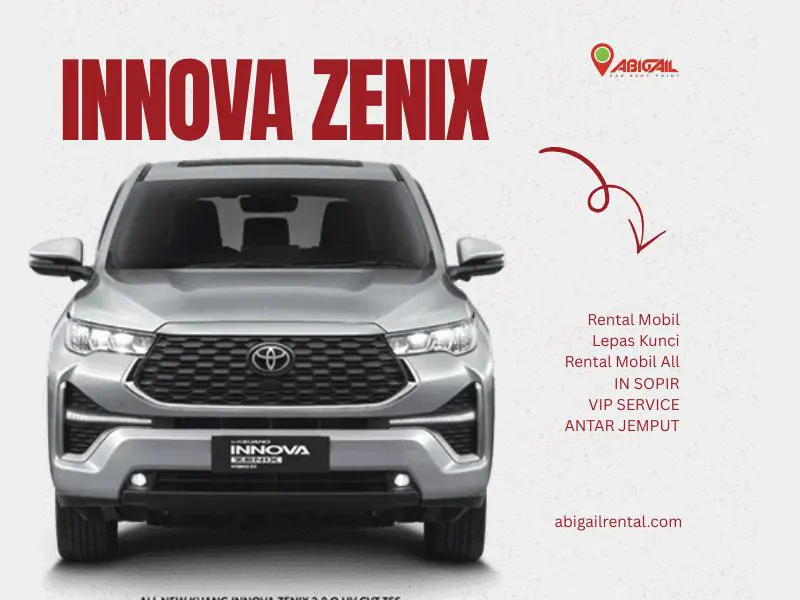 Unit Innova Zenix Rental Mobil Bandung