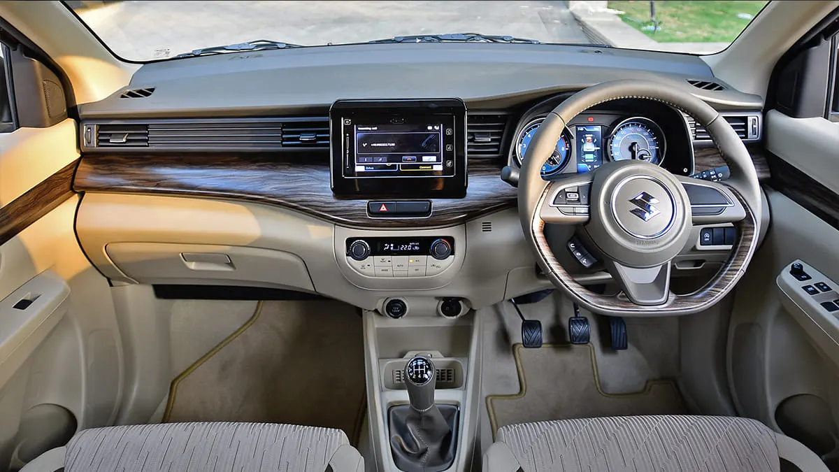 Dashboard Ertiga Rental Mobil Sumedang