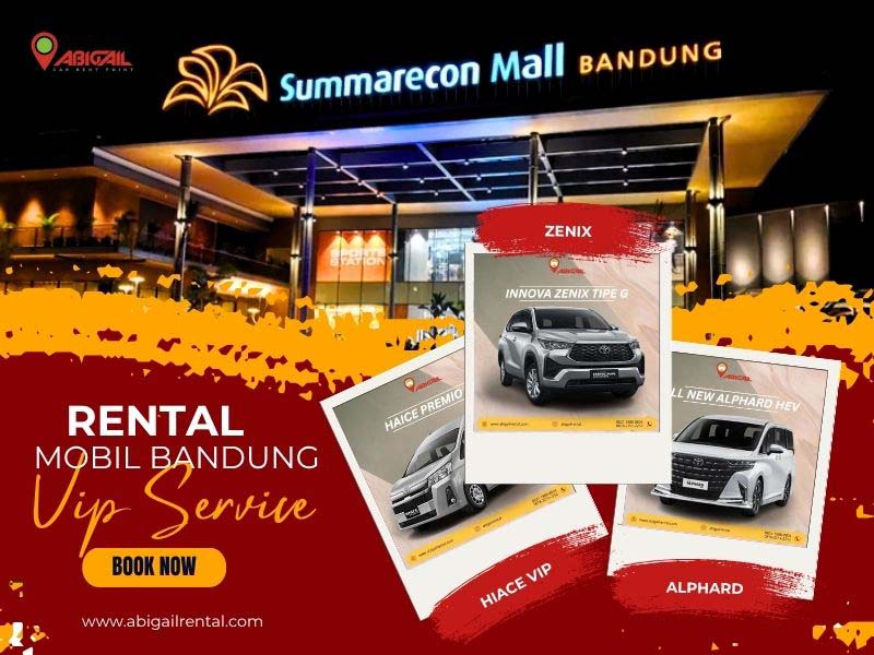 Rental Mobil Antar Jemput Mall Sumarecon Bandung