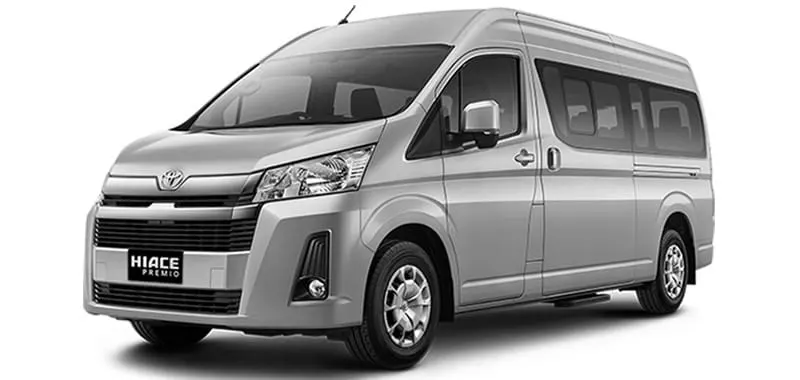Rental Mobil Hiace Premio VIP Tangerang Selatan