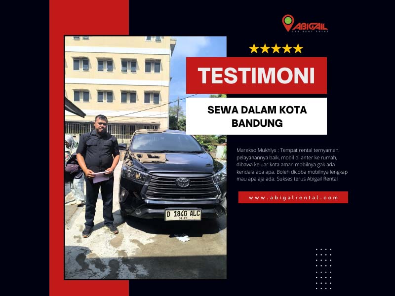 Testimoni Rental Mobil Innova Bandung