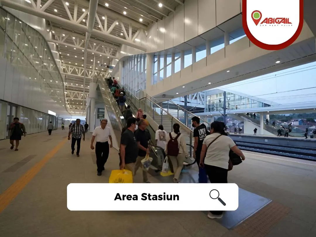 Area Stasiun Whoosh Rental Mobil