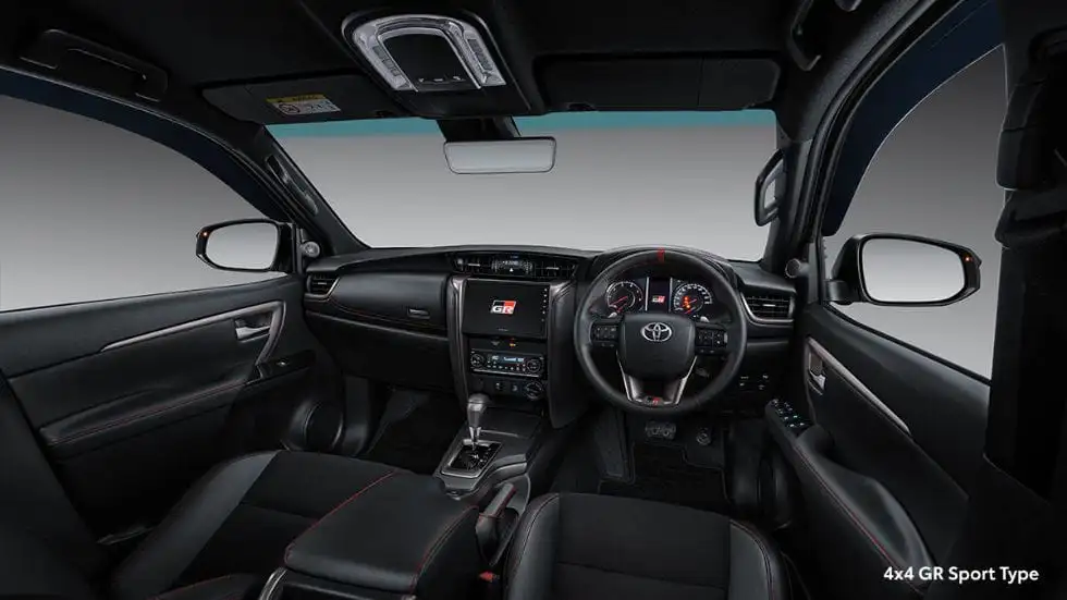 Dashboard Fortuner GR Rental Mobil KBP