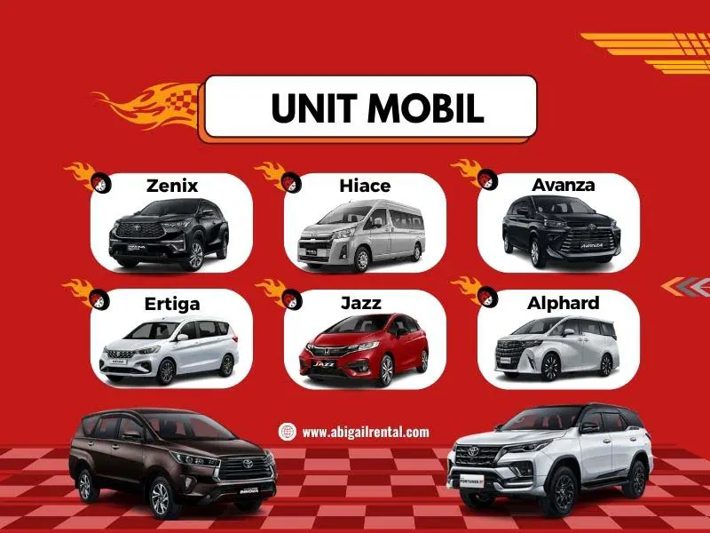 Unit Sewa Mobil Abigail Rental