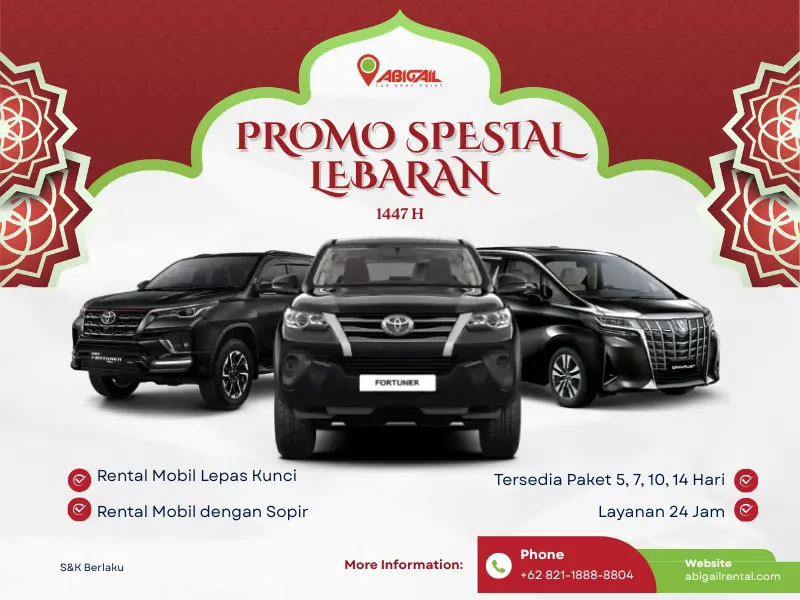Rental Mobil Lebaran Bandung 2026: Harga Paket Mudik 1447 H