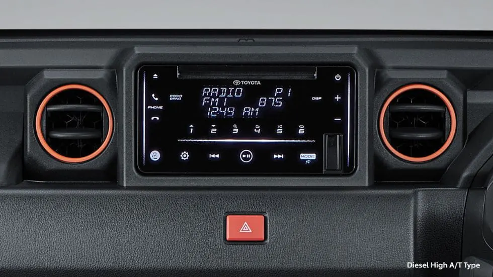 Dashboard Rental mobil Hilux Rangga Rental Mobil Bandung